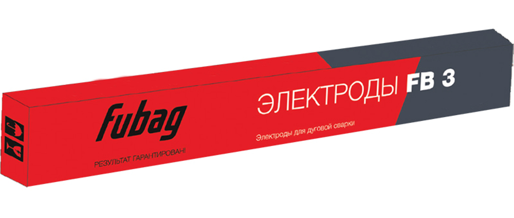 Электроды Fubag сварочный с рутилово-целлюлозным покрытием FB 46 D4.0 мм (пачка 1 кг)